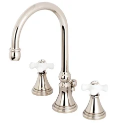 Discount Governor 8-Inch Widespread Deck Mount Bathroom Faucet 8