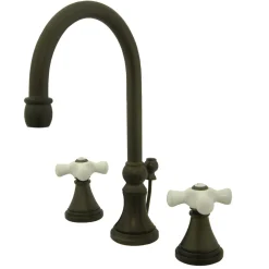 Discount Governor 8-Inch Widespread Deck Mount Bathroom Faucet 8