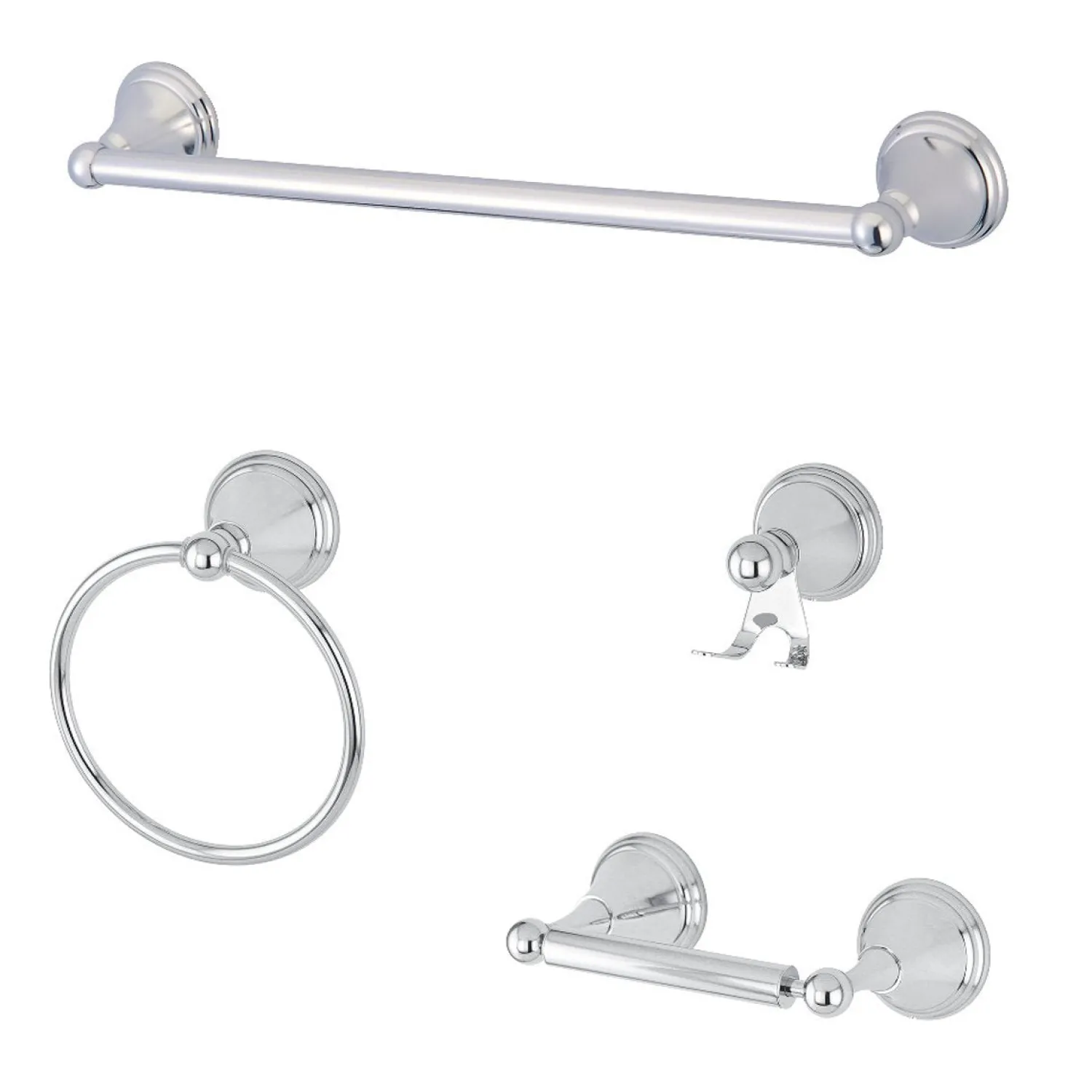 Governor 4-Piece Bathroom Accessories Set Accessory Packages
