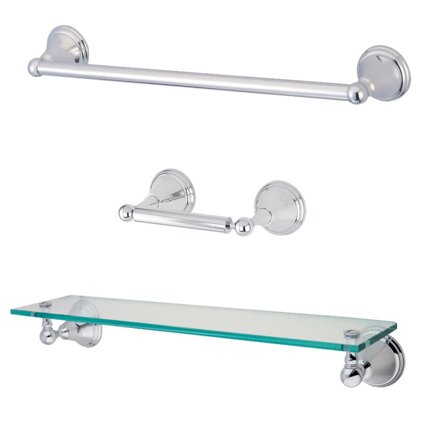 Governor 3-Piece 20.63" Bathroom Accessories Set Accessory Packages