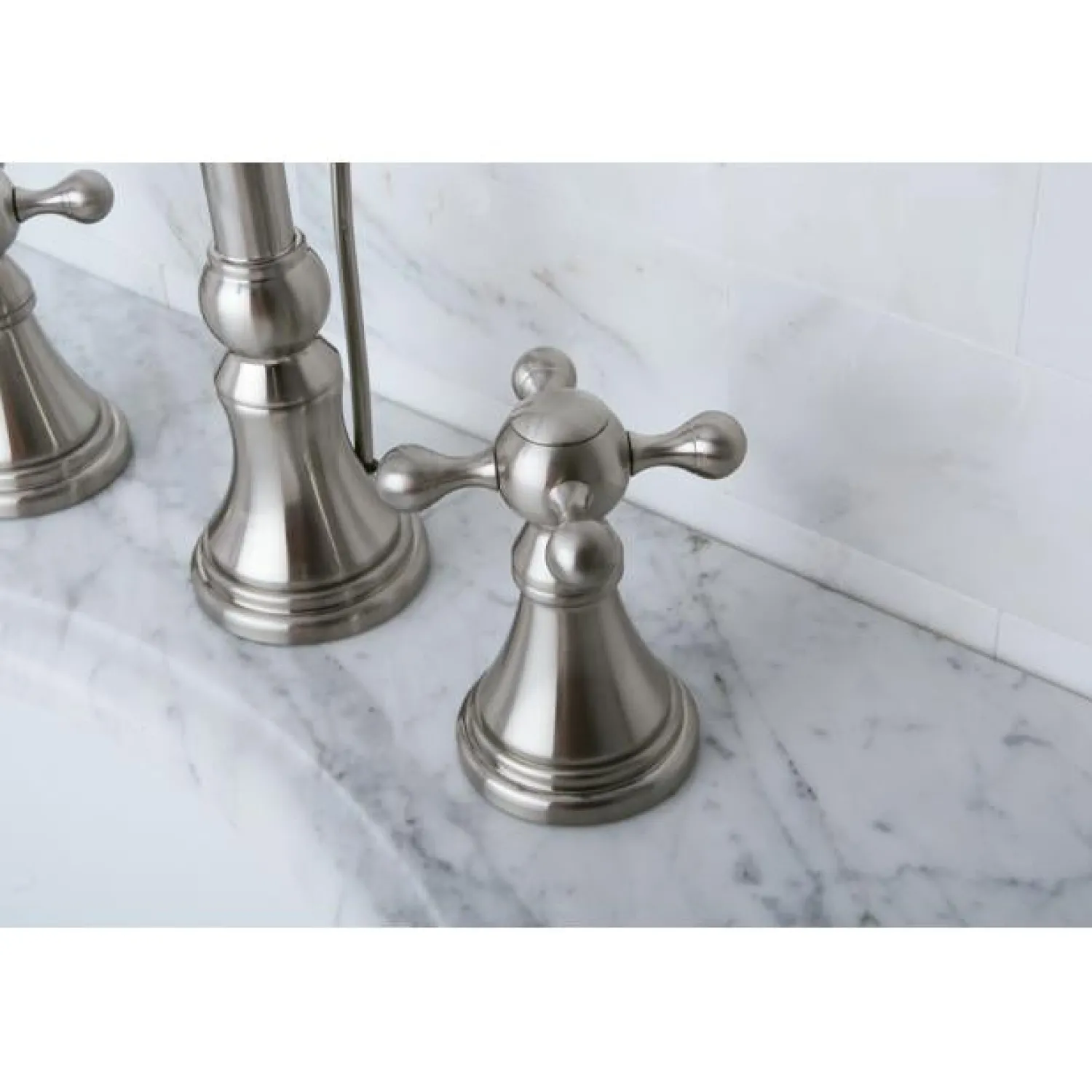 Best Governor 8" to 16" Widespread Lavatory Faucet with Brass Pop-up and Two Handle 8" Widespread
