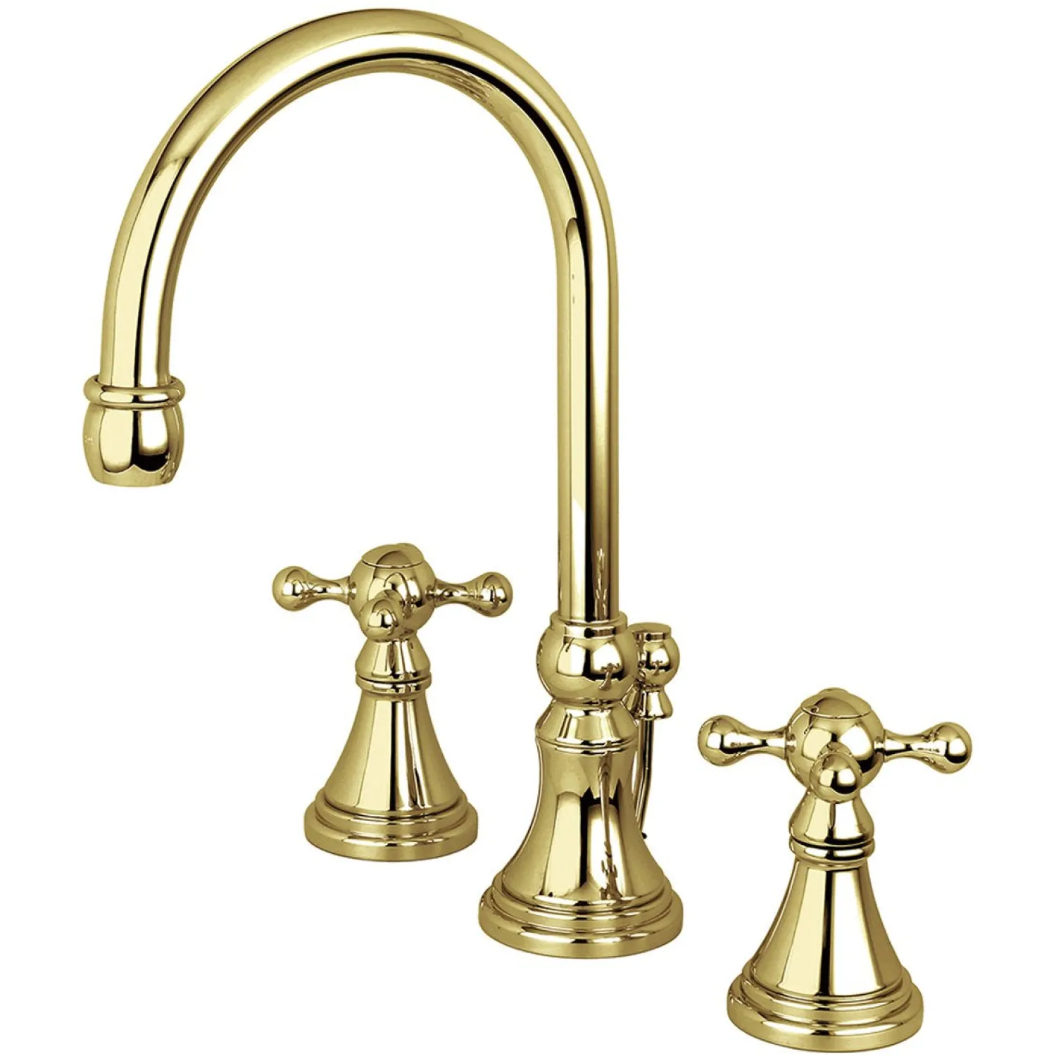 Best Governor 8" to 16" Widespread Lavatory Faucet with Brass Pop-up and Two Handle 8" Widespread