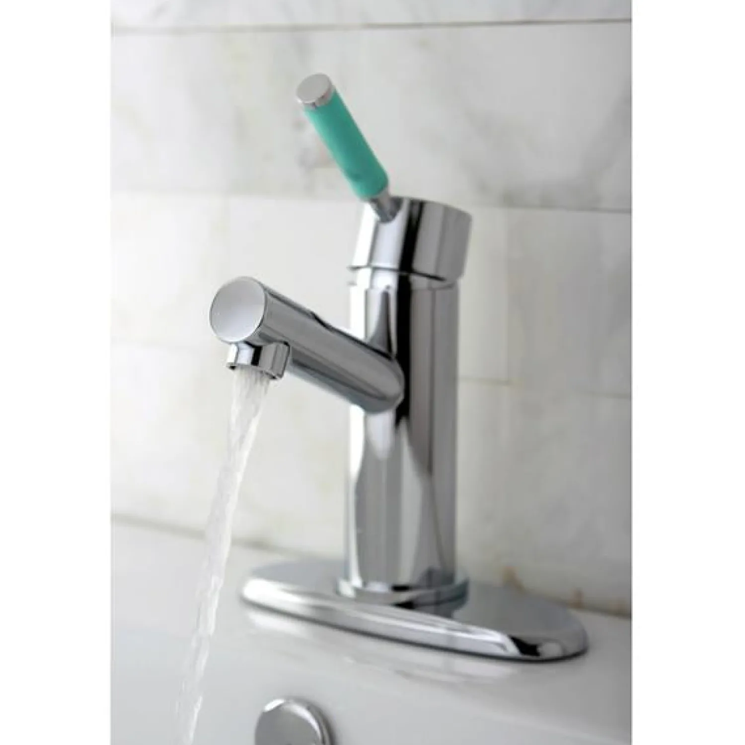 Sale Green Eden Single Handle Lavatory Faucet with Cover Plate Single Hole