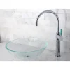 Clearance Green Eden Single Handle Vessel Sink Faucet without Plate and Pop-up Vessel Faucets