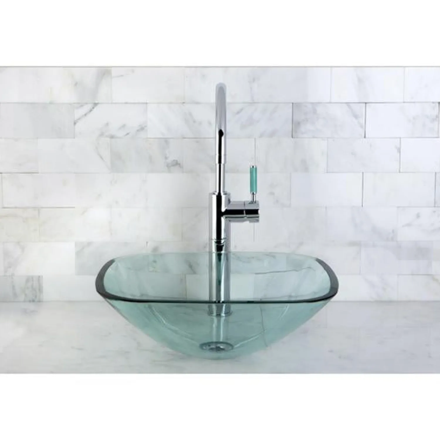 Clearance Green Eden Single Handle Vessel Sink Faucet without Plate and Pop-up Vessel Faucets