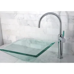 Clearance Green Eden Single Handle Vessel Sink Faucet without Plate and Pop-up Vessel Faucets