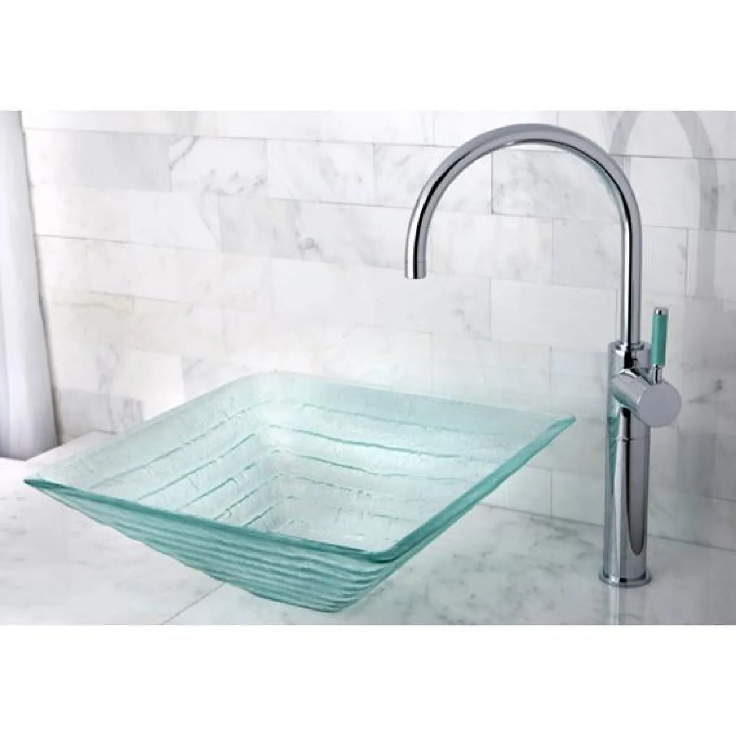 Clearance Green Eden Single Handle Vessel Sink Faucet without Plate and Pop-up Vessel Faucets