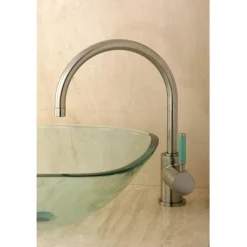 Outlet Green Eden Single Handle Vessel Sink Faucet without Pop-up and Plate Vessel Faucets