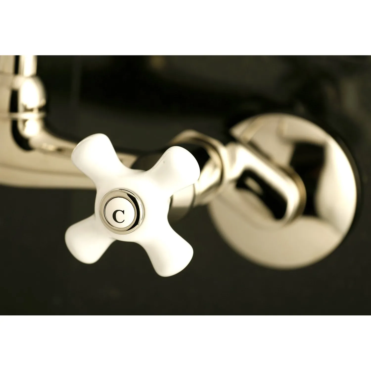 Discount 2-Handle 2-Hole Wall Mount Kitchen Faucet Wall Mounted Kitchen Faucets