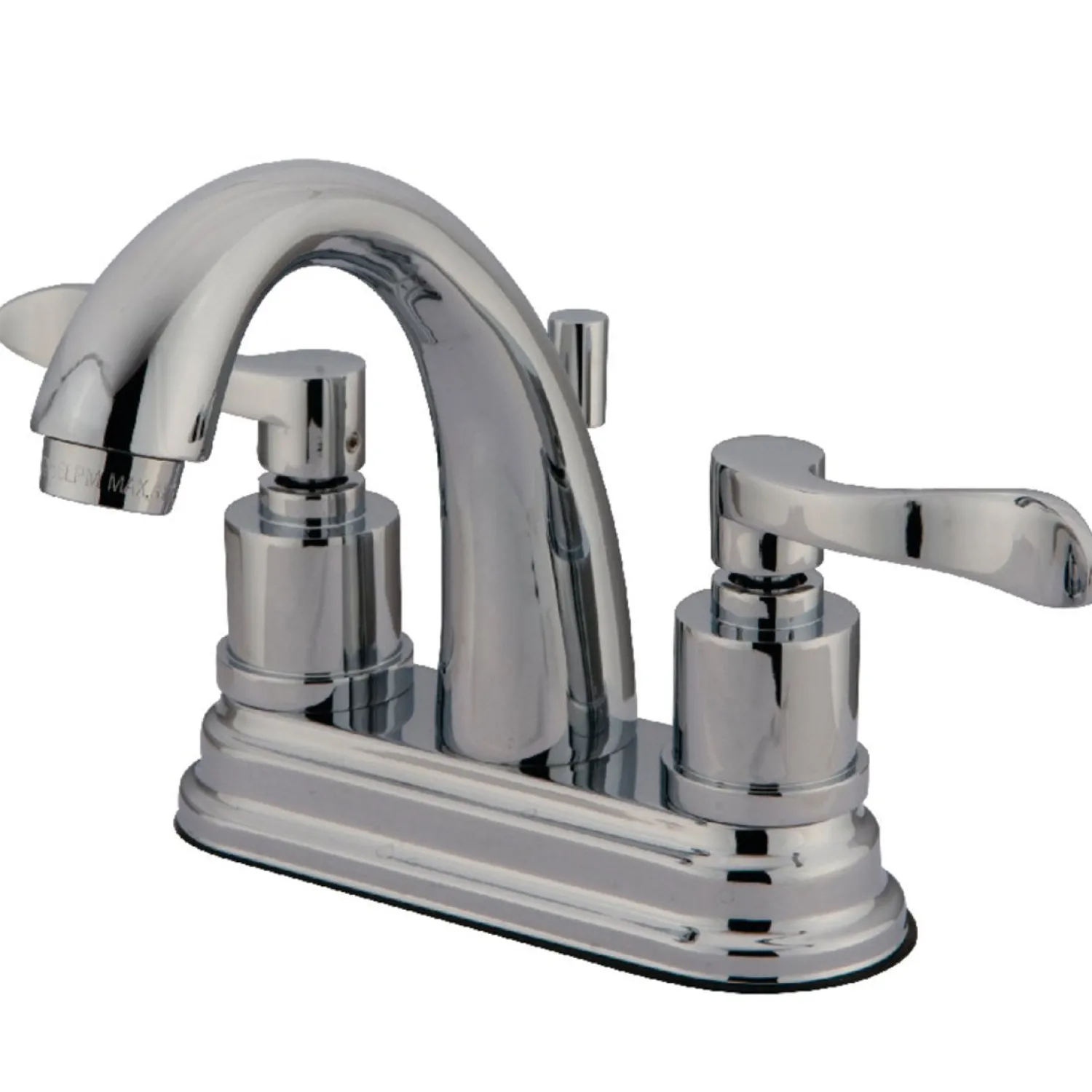 New 2-Handle 4-Inch Centerset Bathroom Faucet with Brass Pop-Up 4" Center Set