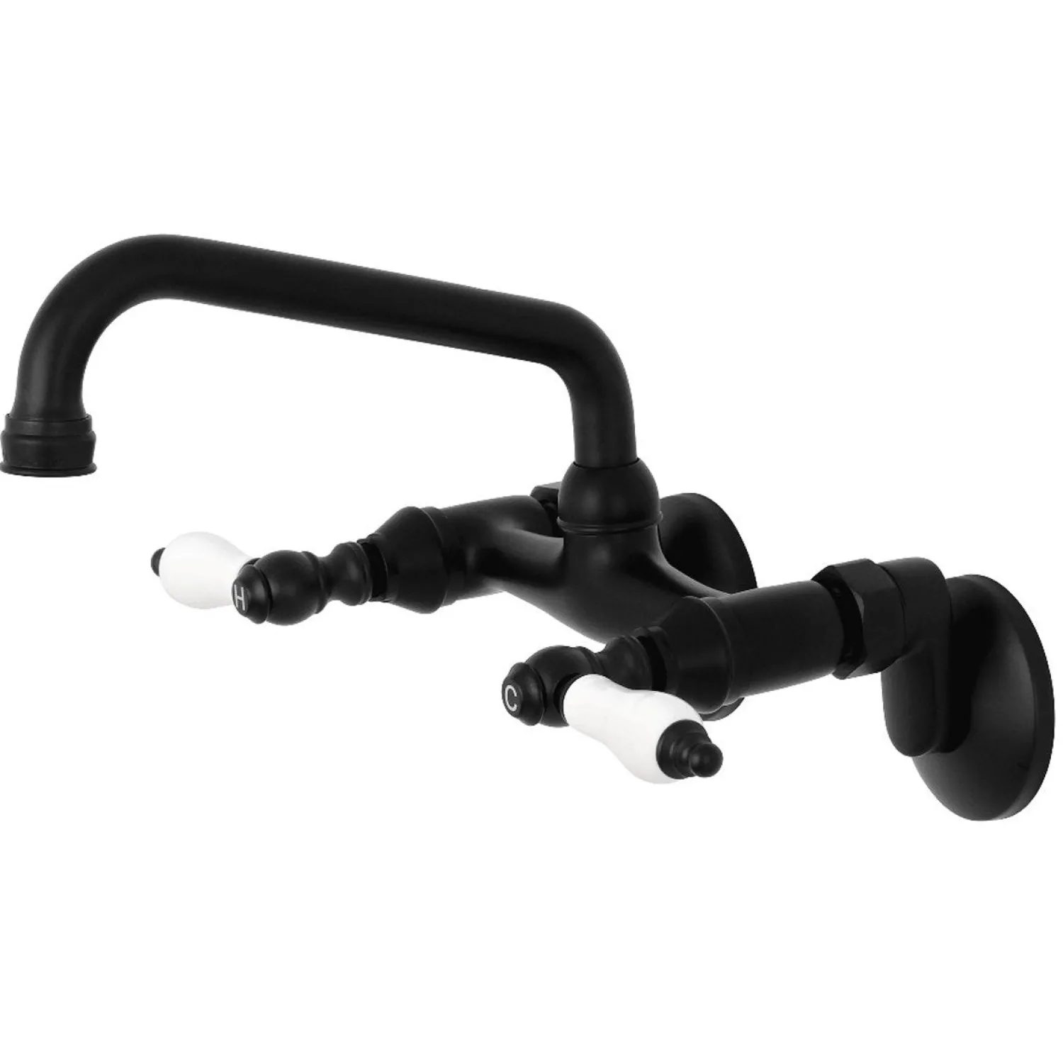 Discount 2-Handle Wall Mount Kitchen Faucet Wall Mounted Kitchen Faucets