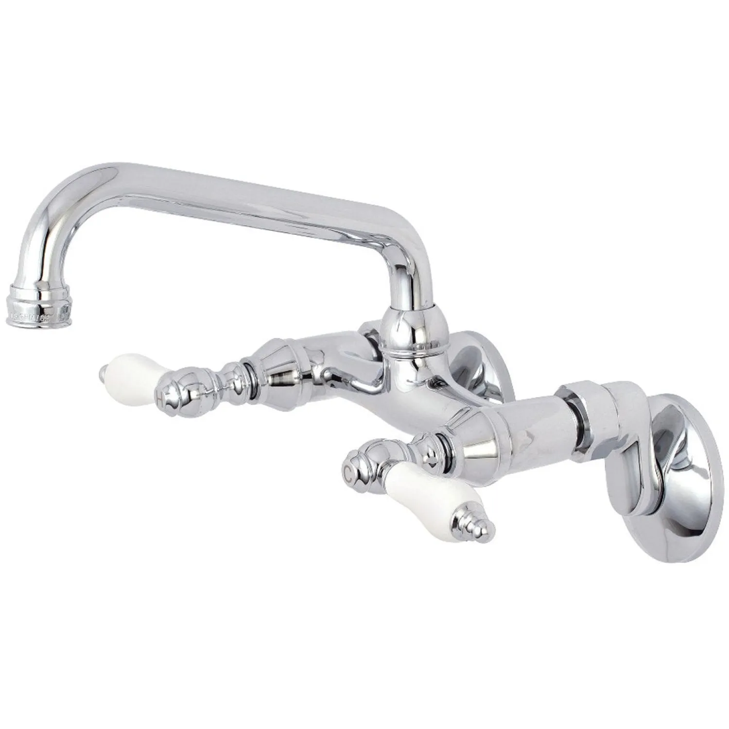 Discount 2-Handle Wall Mount Kitchen Faucet Wall Mounted Kitchen Faucets