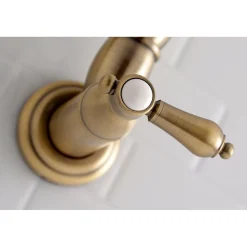 New Heirloom Wall Mount Pot Filler Kitchen Faucet Wall Mounted Kitchen Faucets|Single Hole