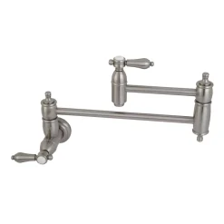 New Heirloom Wall Mount Pot Filler Kitchen Faucet Wall Mounted Kitchen Faucets|Single Hole