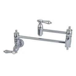 New Heirloom Wall Mount Pot Filler Kitchen Faucet Wall Mounted Kitchen Faucets|Single Hole