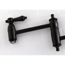 New Heirloom Wall Mount Pot Filler Kitchen Faucet Wall Mounted Kitchen Faucets|Single Hole