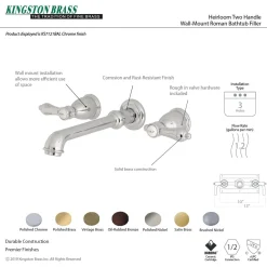 Discount Heirloom Wall Mount Bathroom Faucet Wall Mount