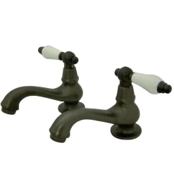 Online Heritage Basin Tap Faucet with Porcelain Lever Handle Single Hole|Basin Faucet Separates