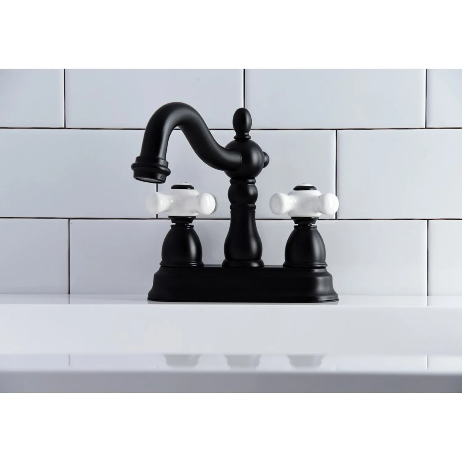 Sale Heritage 4" Centerset 3-Hole Bathroom Faucet 4" Center Set
