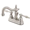 Best Heritage 4" Centerset Deck Mount Bathroom Faucet 4" Center Set