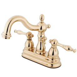 Best Heritage 4" Centerset Deck Mount Bathroom Faucet 4" Center Set