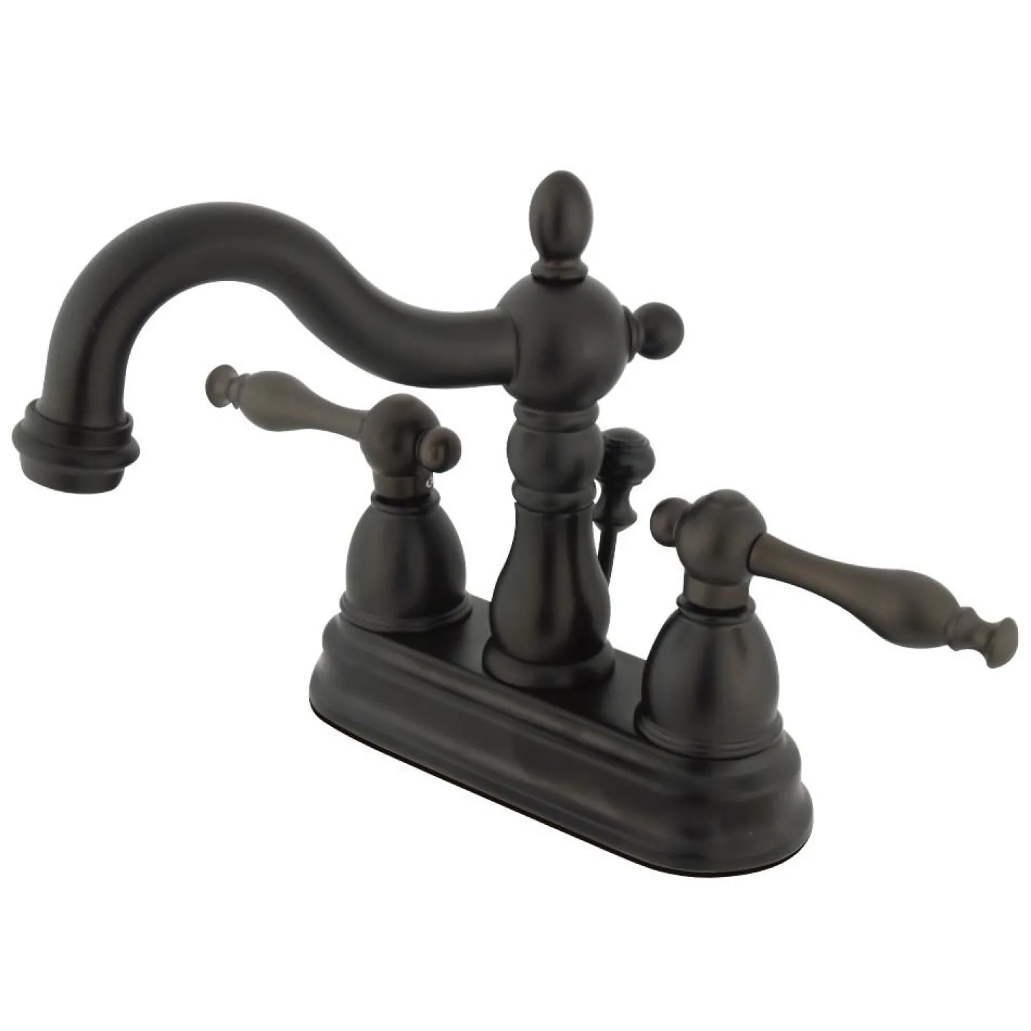 Best Heritage 4" Centerset Deck Mount Bathroom Faucet 4" Center Set