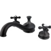 Sale Heritage Classic Three Hole Two Handle Roman Tub Filler Tub Faucets