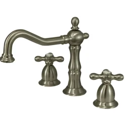 Discount Heritage Cross-Handle 8-Inch Widespread Bathroom Faucet 8