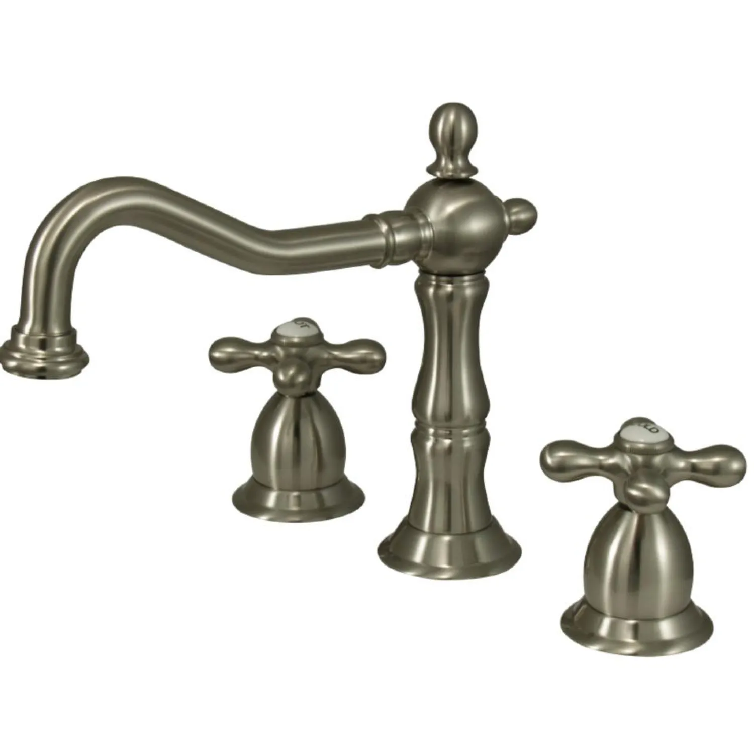 Discount Heritage Cross-Handle 8-Inch Widespread Bathroom Faucet 8" Widespread