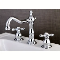 Discount Heritage Cross-Handle 8-Inch Widespread Bathroom Faucet 8