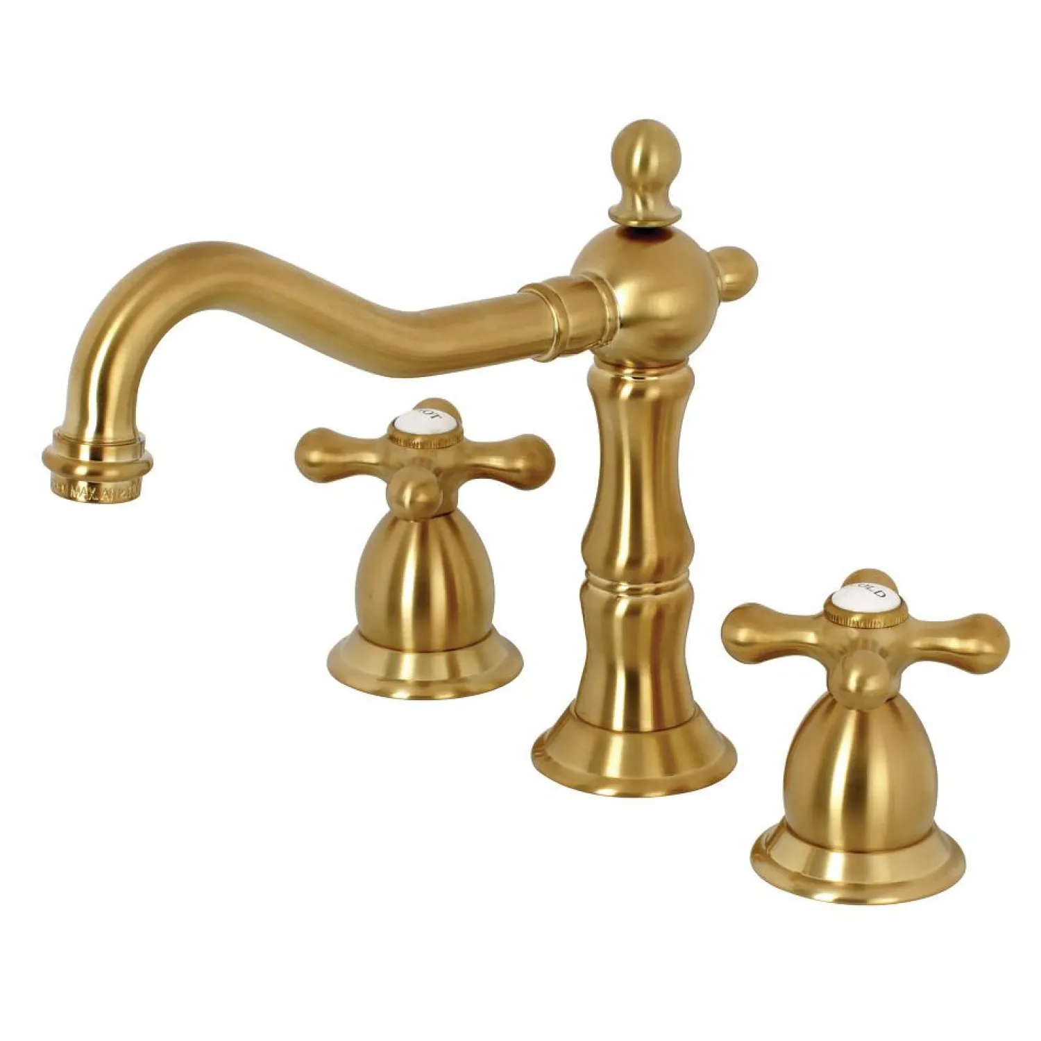 Discount Heritage Cross-Handle 8-Inch Widespread Bathroom Faucet 8" Widespread