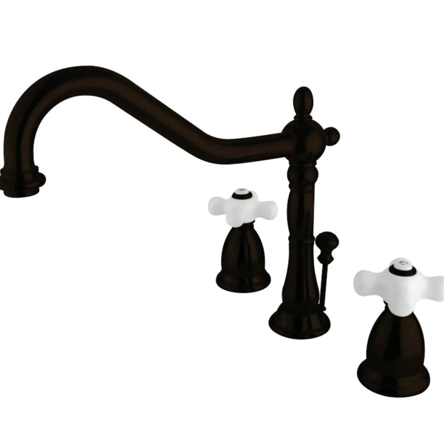 Discount Heritage Cross-Handle 3-Hole 8-Inch Widespread Bathroom Faucet 8" Widespread