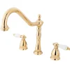 Discount Heritage Deck Mount Widespread Kitchen Faucet Widespread Kitchen Faucets