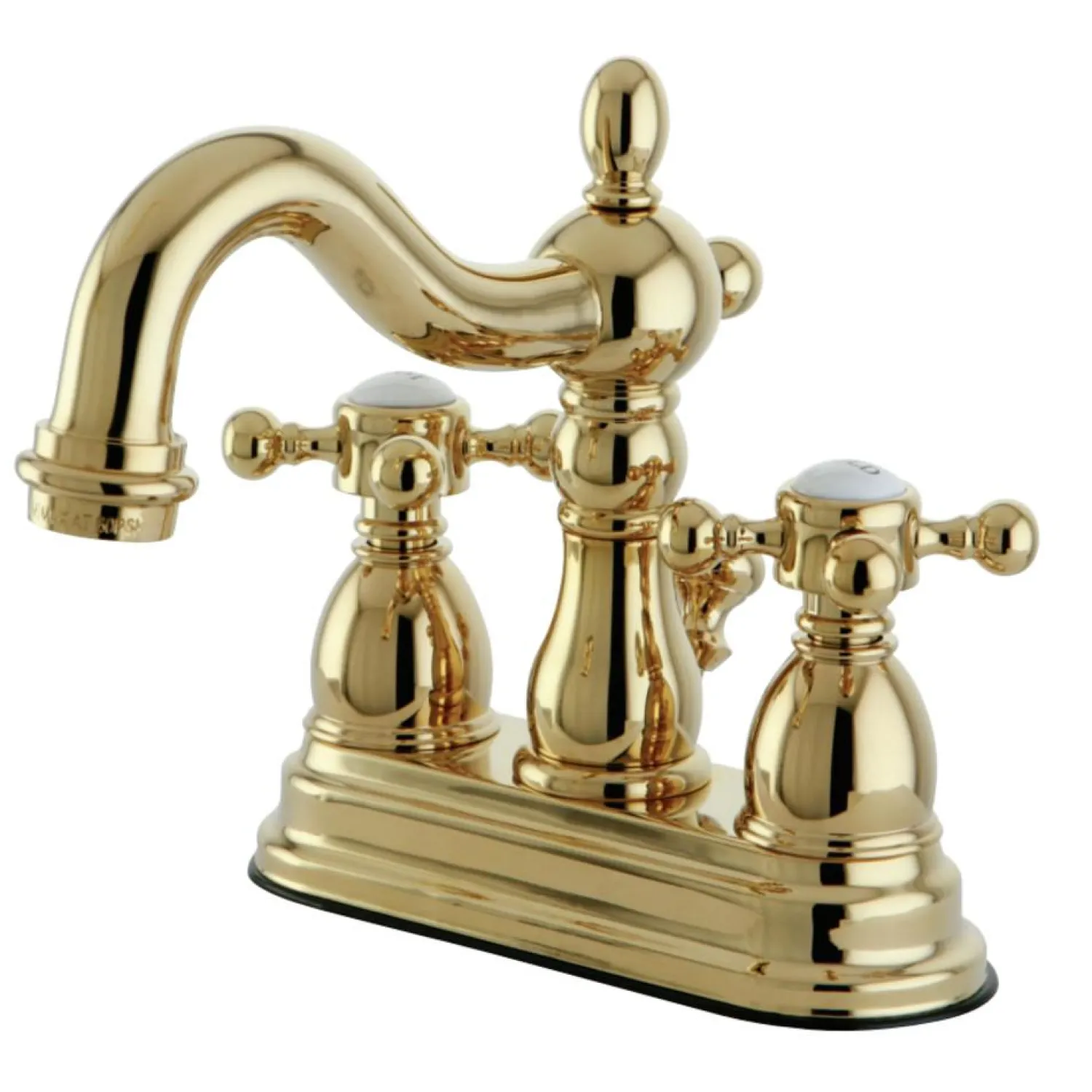 Outlet Heritage Deck Mount 3-Hole 4-Inch Centerset Bathroom Faucet 4" Center Set