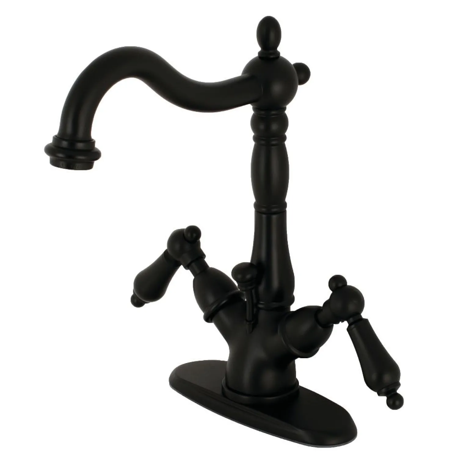 Online Heritage Deck Mount 4-Inch Centerset Bathroom Faucet with Pop-Up Drain Single Hole|4" Center Set