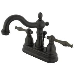 Online Heritage Deck Mount 2-Handle 4-Inch Centerset Bathroom Faucet 4" Center Set
