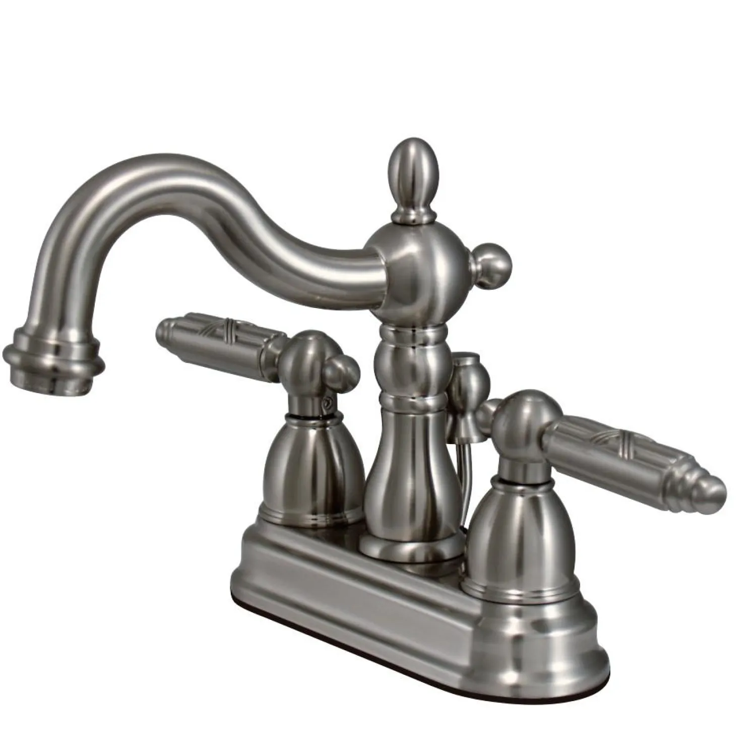 Hot Heritage Deck Mount 3-Hole 4" Centerset Bathroom Faucet 4" Center Set