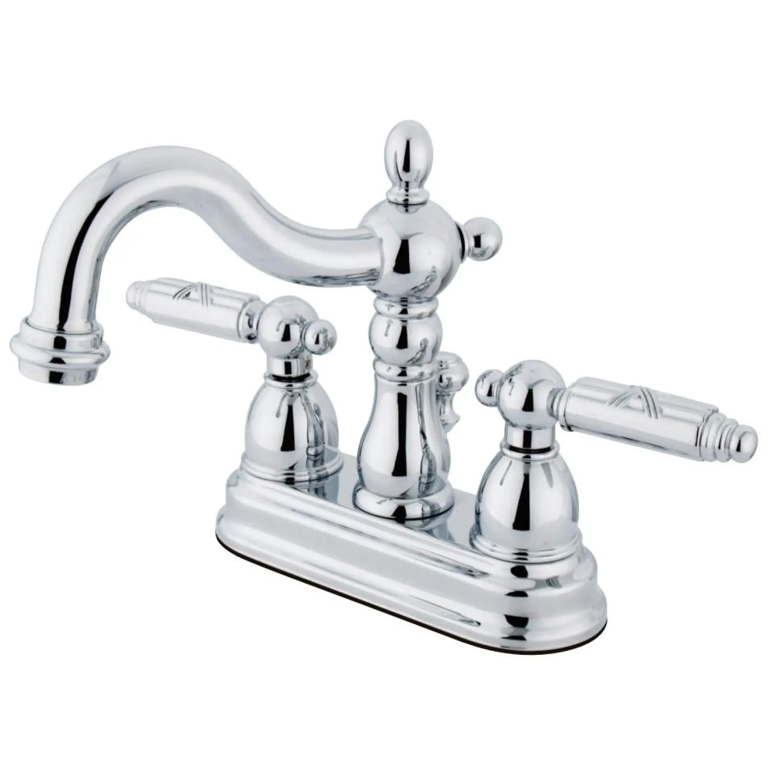 Outlet Heritage Deck Mount 4" Centerset Bathroom Faucet 4" Center Set