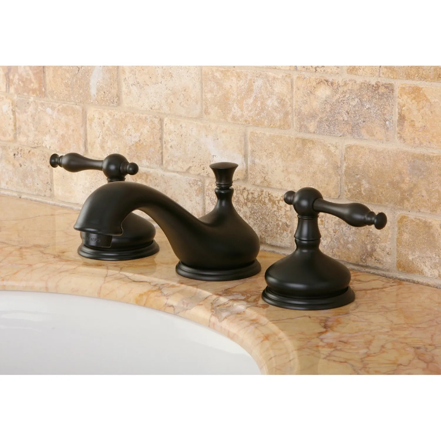 Online Heritage Deck Mount 8" Widespread Bathroom Faucet 8" Widespread
