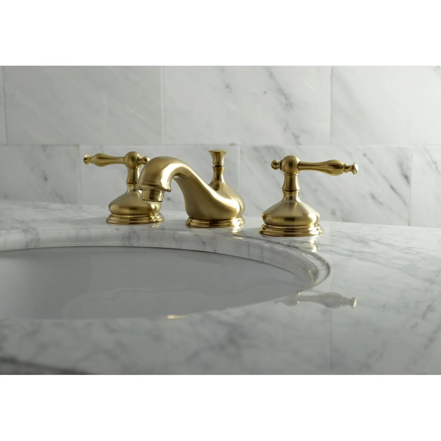 Online Heritage Deck Mount 8" Widespread Bathroom Faucet 8" Widespread