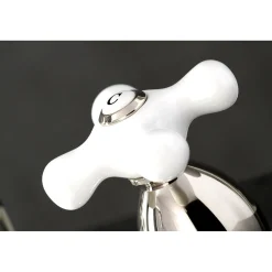 Hot Heritage Deck Mount 3-Hole 8-Inch Widespread Bathroom Faucet 8