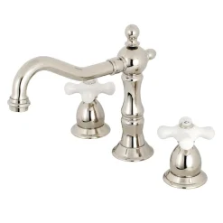 Hot Heritage Deck Mount 3-Hole 8-Inch Widespread Bathroom Faucet 8