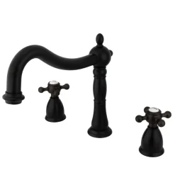 New Heritage Deck Mount Roman Tub Filler Tub Faucets
