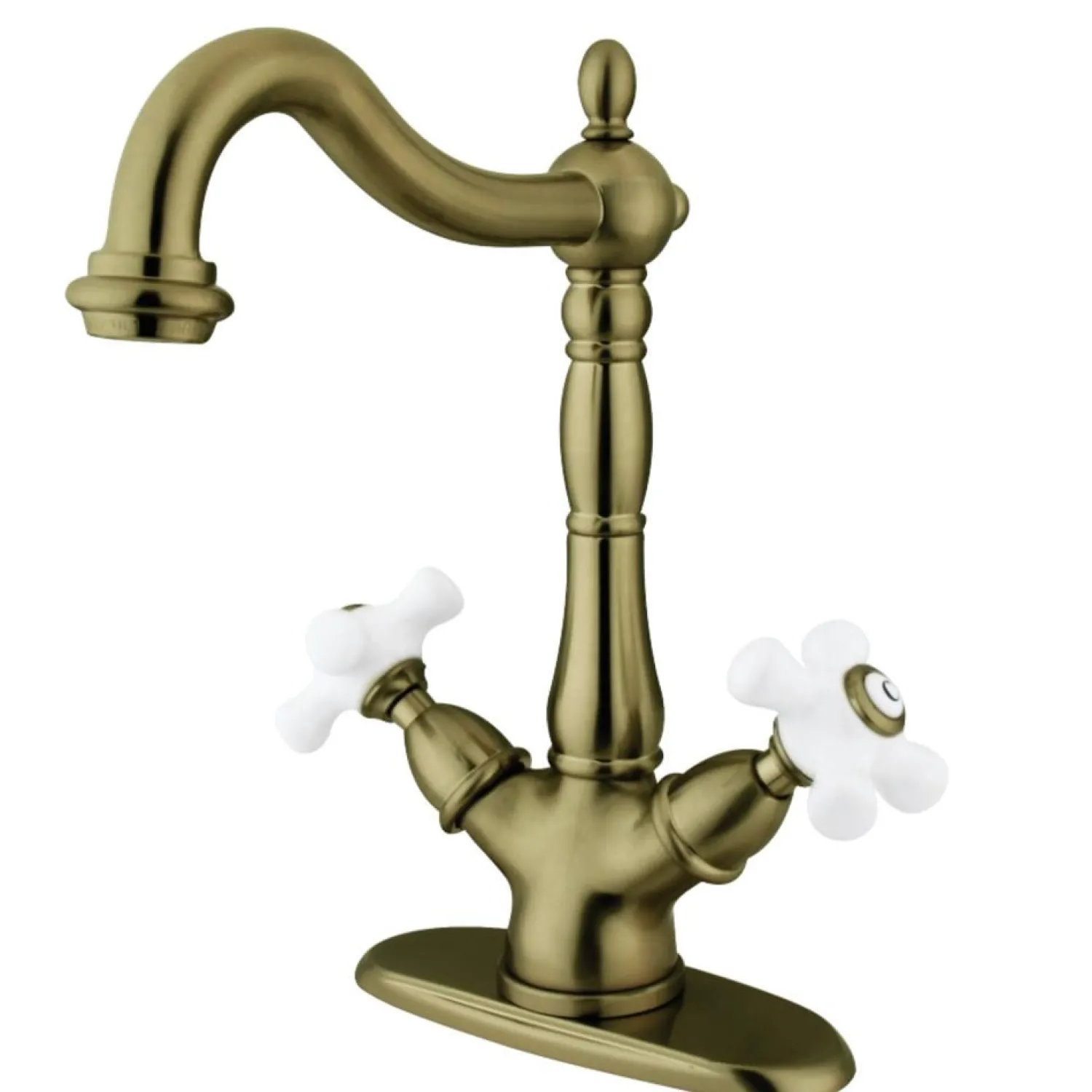 Outlet Heritage 2-Handle Deck Mount Vessel Sink Faucet Vessel Faucets