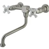 Online Heritage 2-Handle Cross Wall Mount Bathroom Faucet Wall Mount