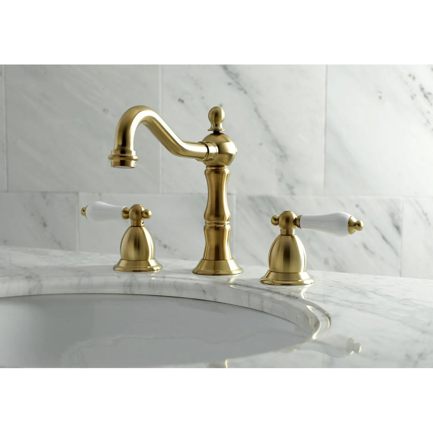 Sale Heritage 2-Handle 8-Inch Widespread Bathroom Faucet 8" Widespread