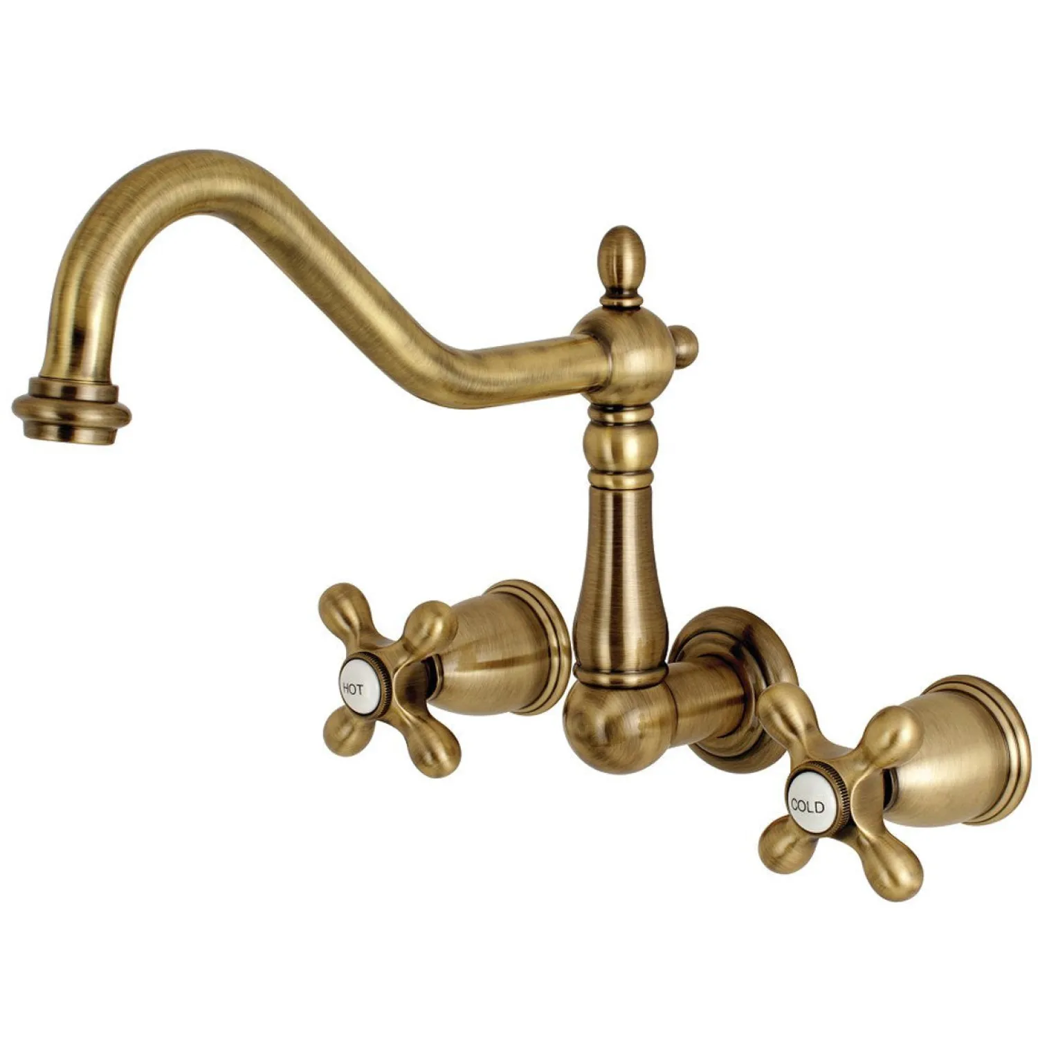 Sale Heritage 2-Handle Wall Mount Tub Filler Tub Faucets