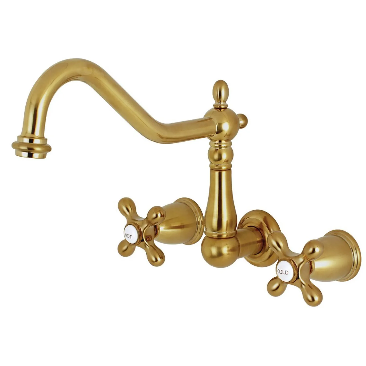 Sale Heritage 2-Handle Wall Mount Tub Filler Tub Faucets