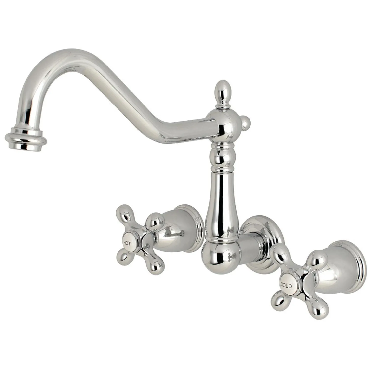 Sale Heritage 2-Handle Wall Mount Tub Filler Tub Faucets
