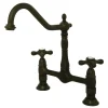 Outlet Heritage 2-Hole Kitchen Bridge Faucet Bridge Faucets
